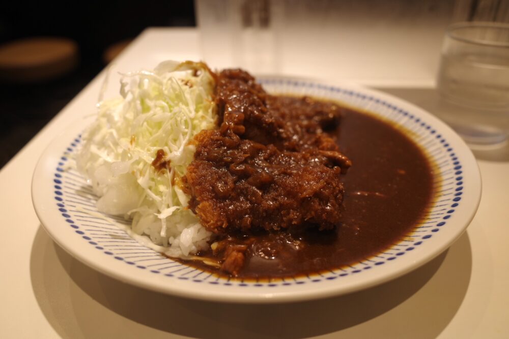 かつカレーの盛り具合