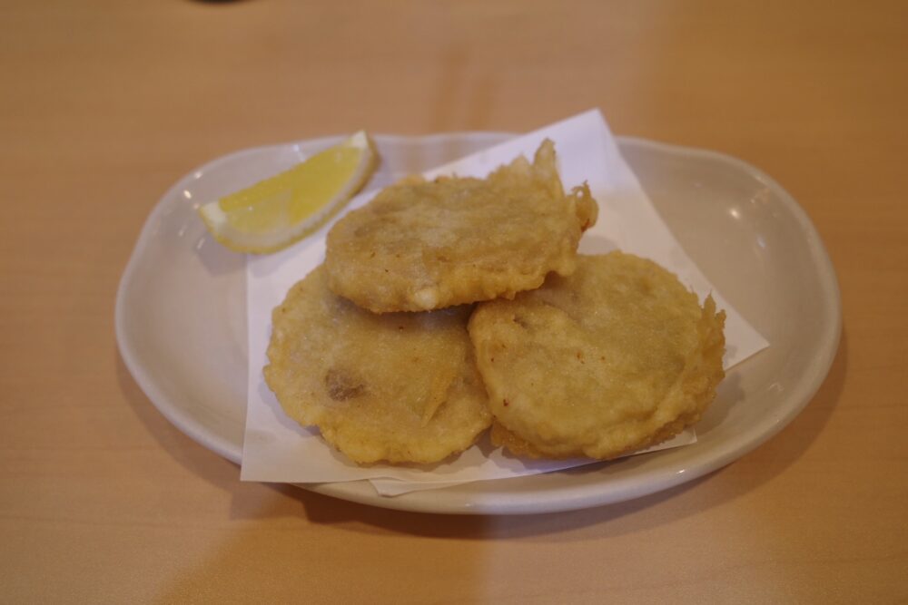 いわしれんこん揚げ