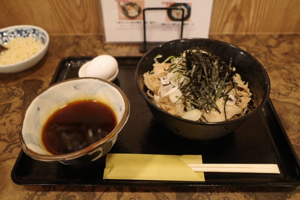 岩中豚つけ蕎麦 ラー油入りセット