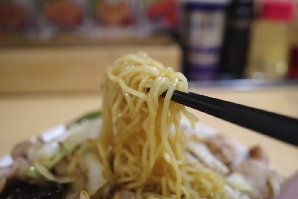 一口の焼きそば