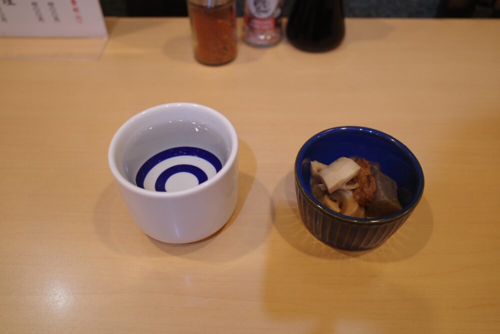 日本酒と小鉢