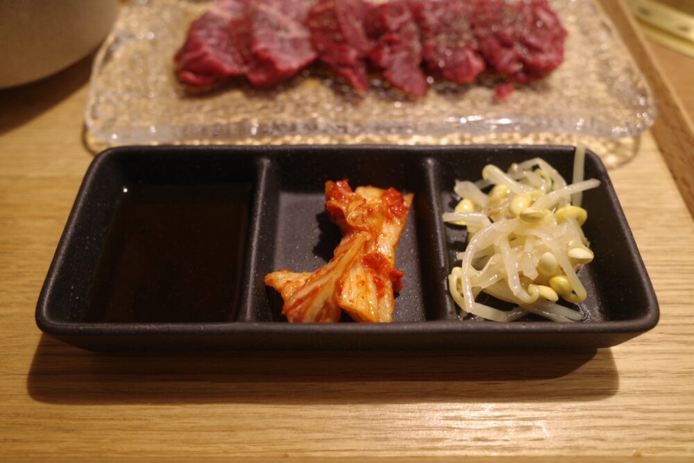 タレ、キムチ、ナムル