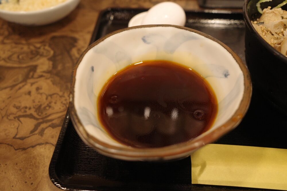  ラー油入りつけ汁
