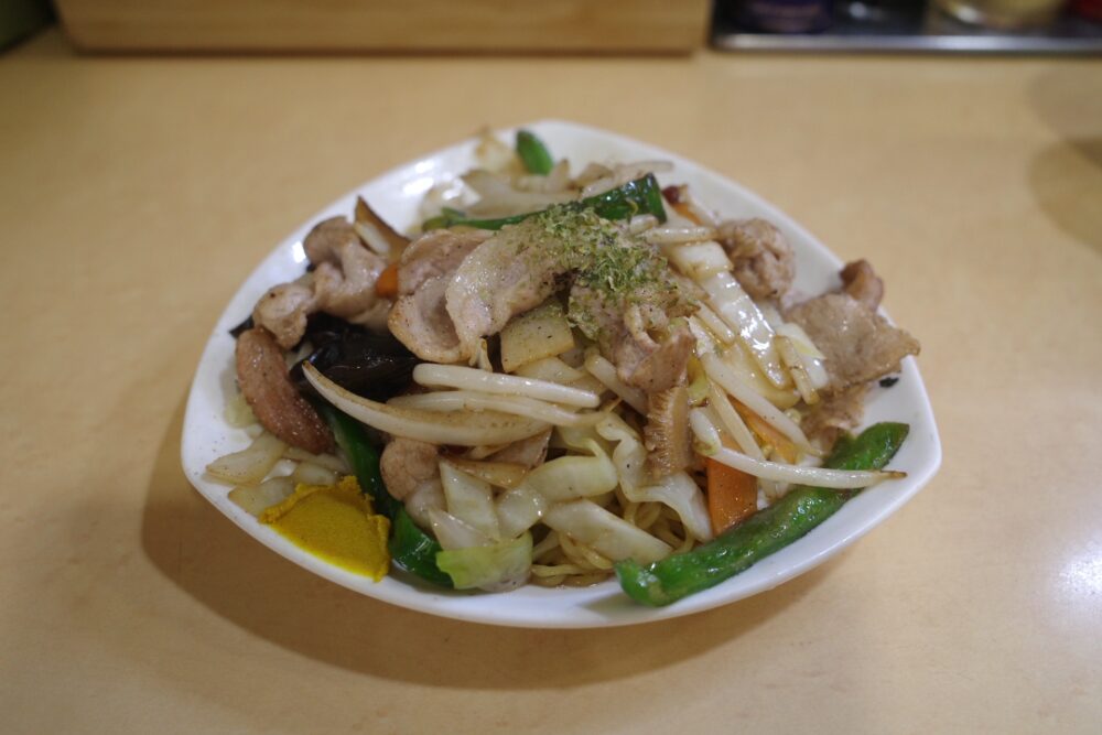 しょうゆ焼麺(小皿)