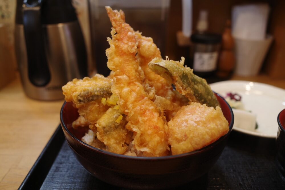 天丼の盛り具合