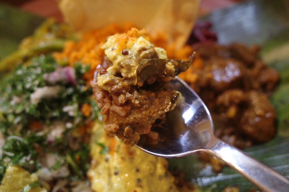 一口のえぞ鹿カレー