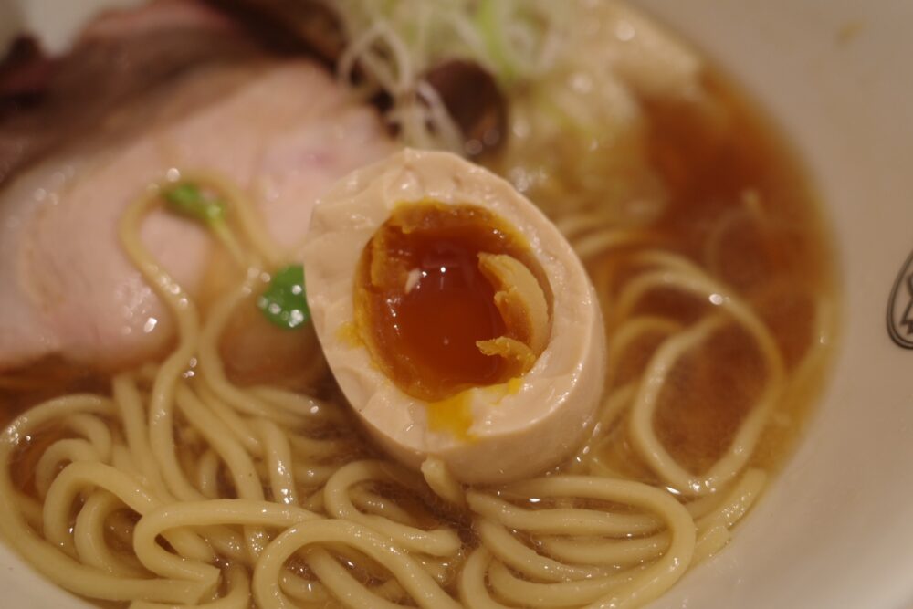 味玉の断面