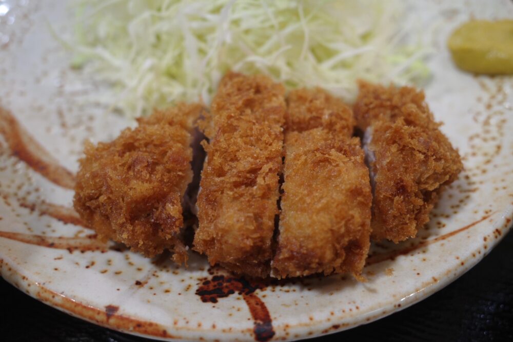 ヒレかつの表面