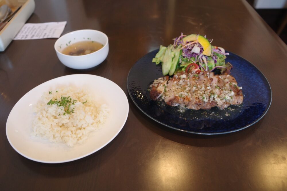 ポークステーキ 自家製塩レモンソースセット