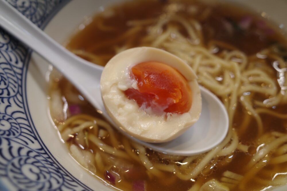 味玉の断面