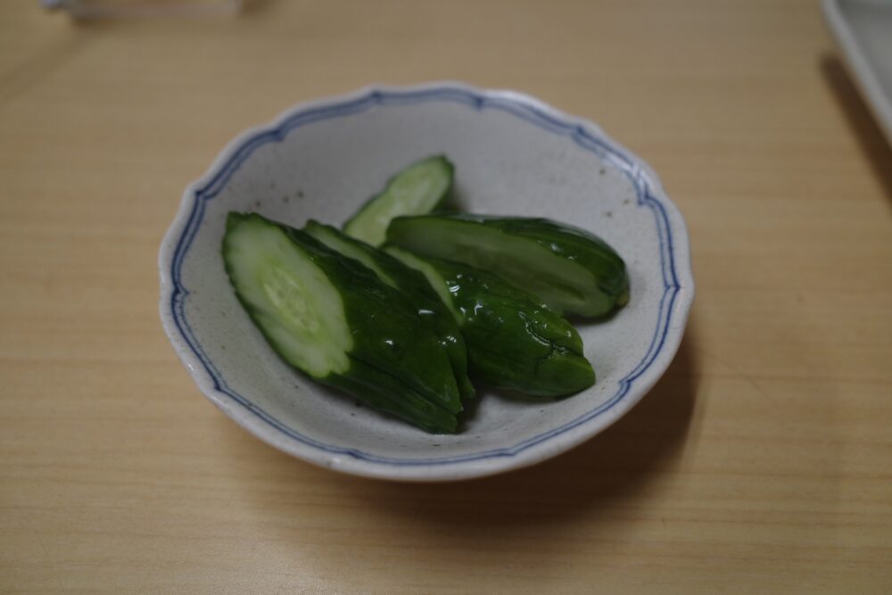 きゅうりの浅漬け