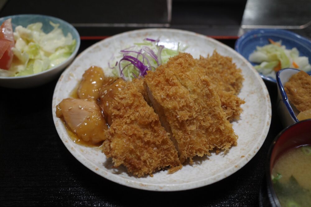 ロースカツ&鳥肉照り焼