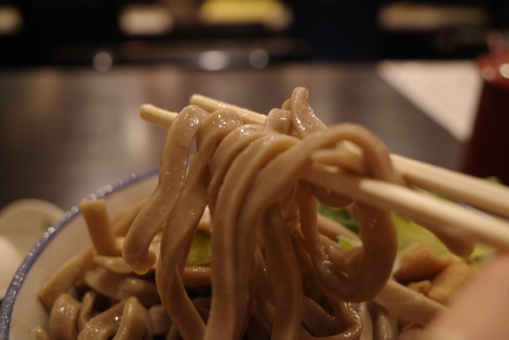 一口の蕎麦