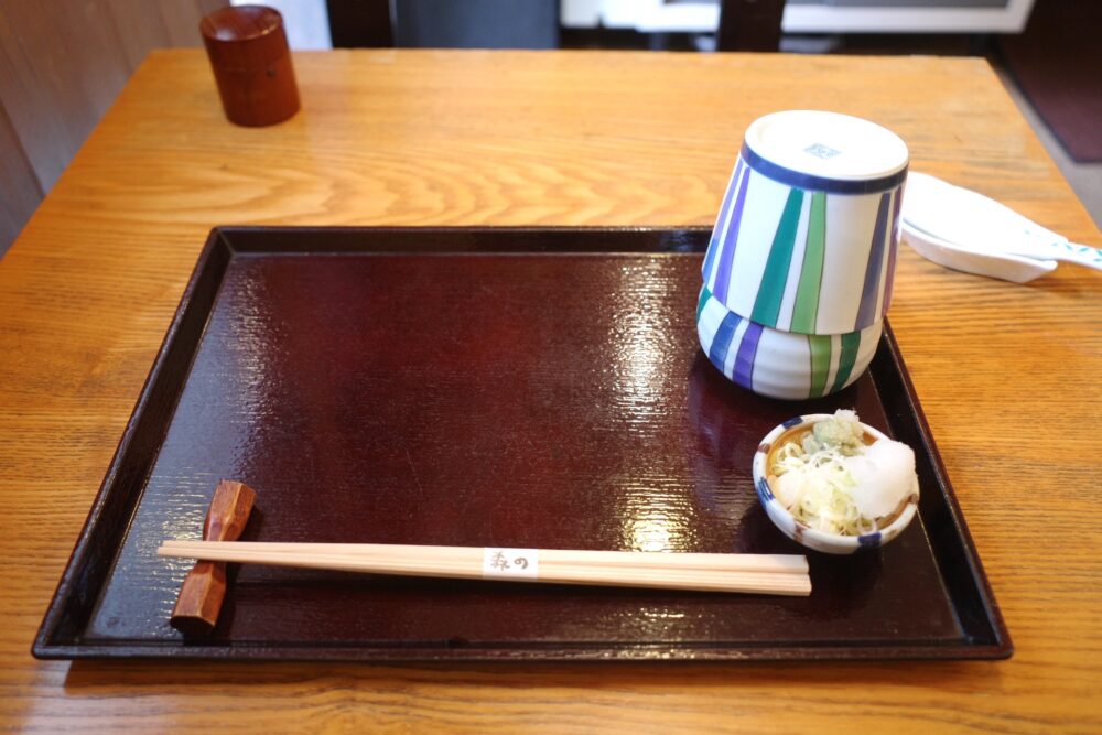 そばつゆと薬味