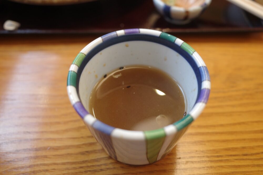 蕎麦湯
