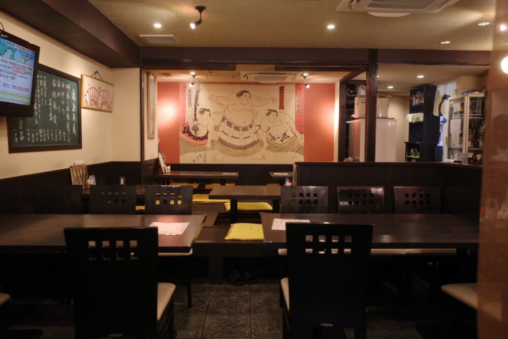 湯島 角萬さん店内