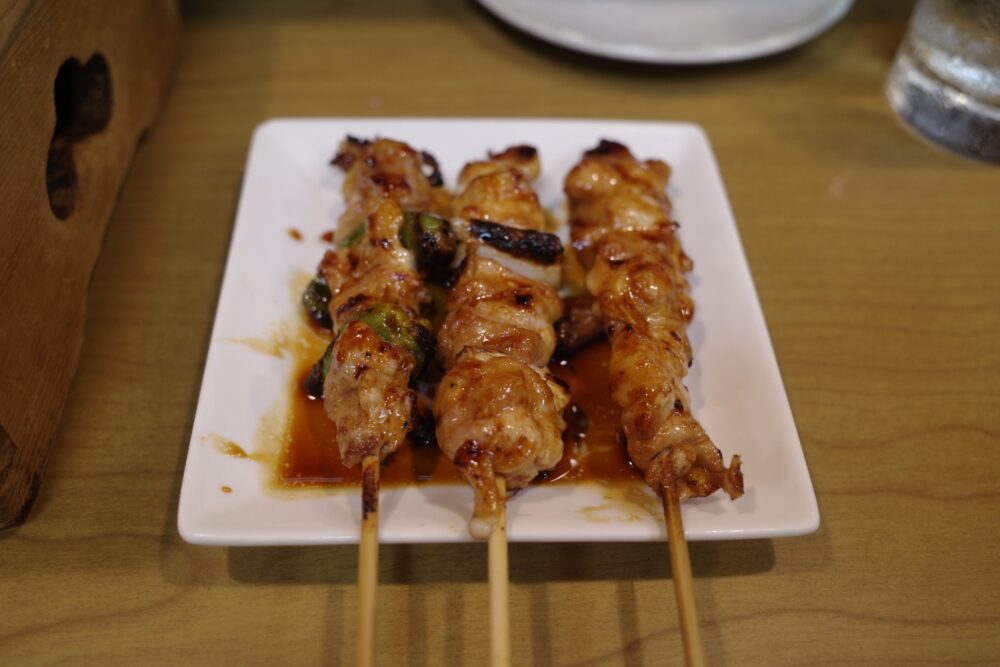 焼き鳥3本