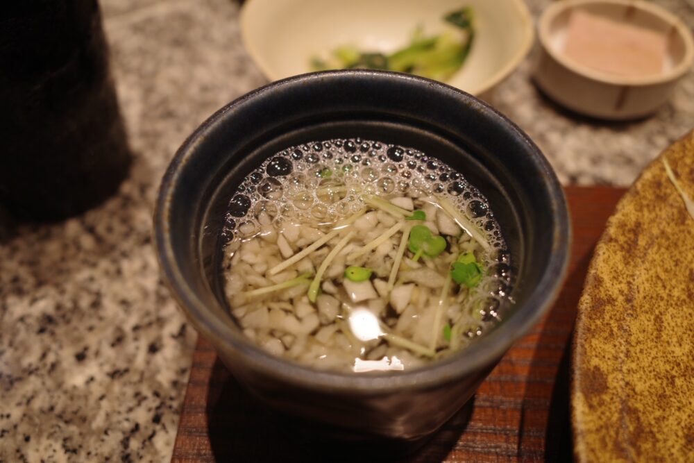 自家製かつおだしのみぞれ汁