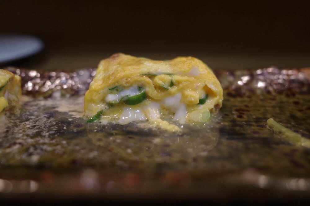 玉子焼きの断面