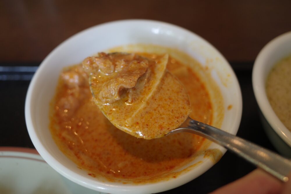 一口のレッドカレー