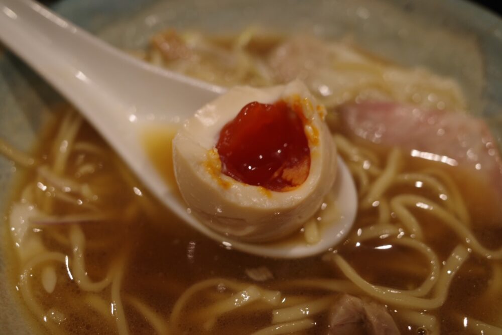 味玉の断面