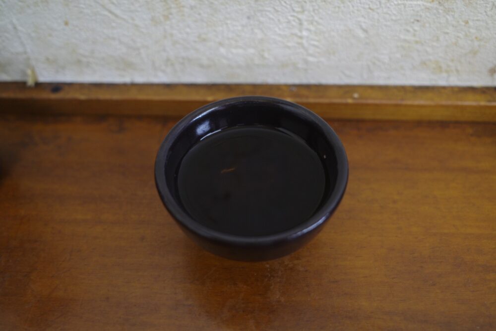 紹興酒の表面