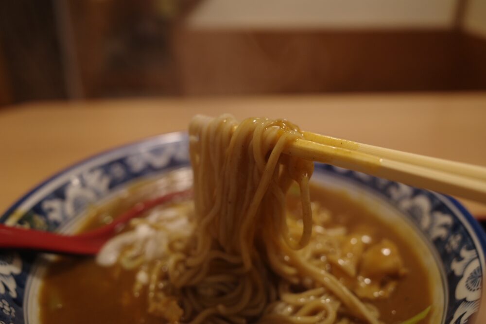 一口の蕎麦