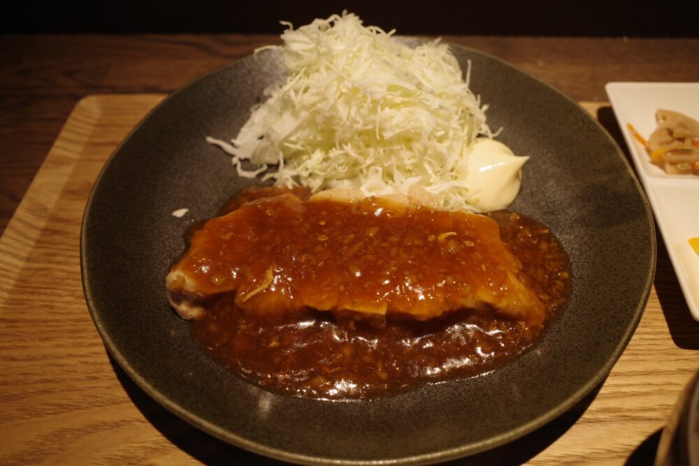 厚切り豚の生姜焼き