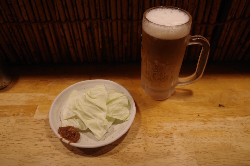ビールとキャベツ