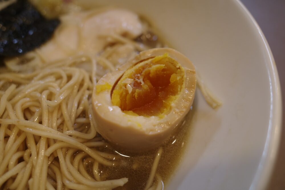 味玉の断面