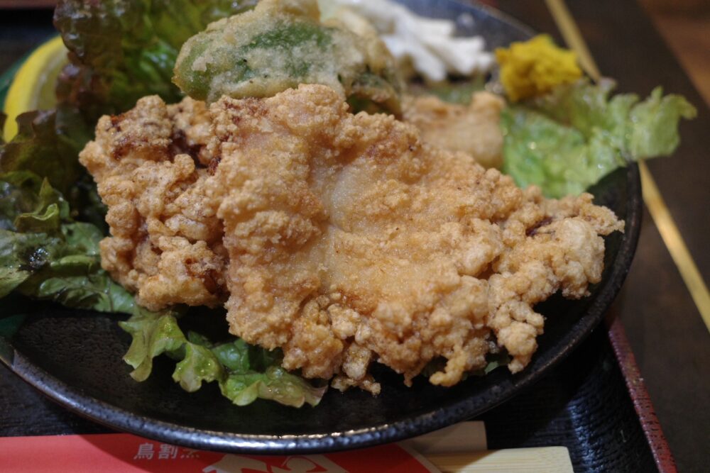 唐揚げの表面
