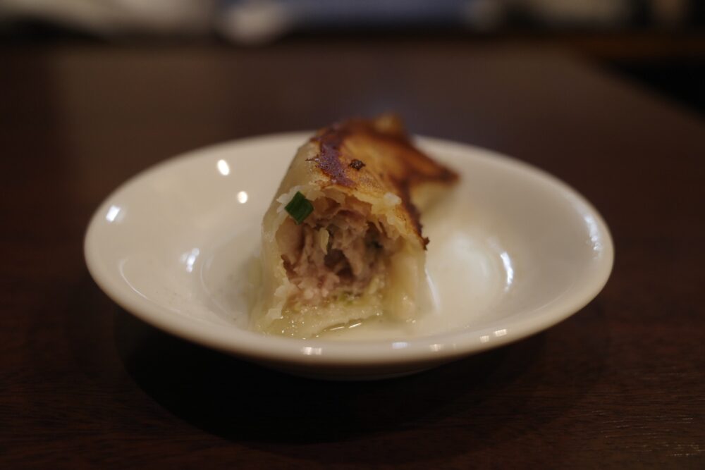 餃子の断面