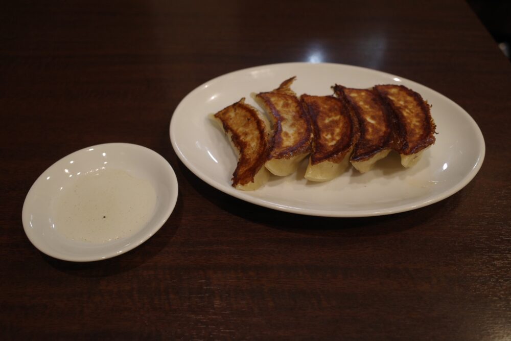 餃子と酢コショウ
