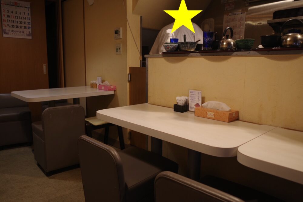 銀座なかねさん店内