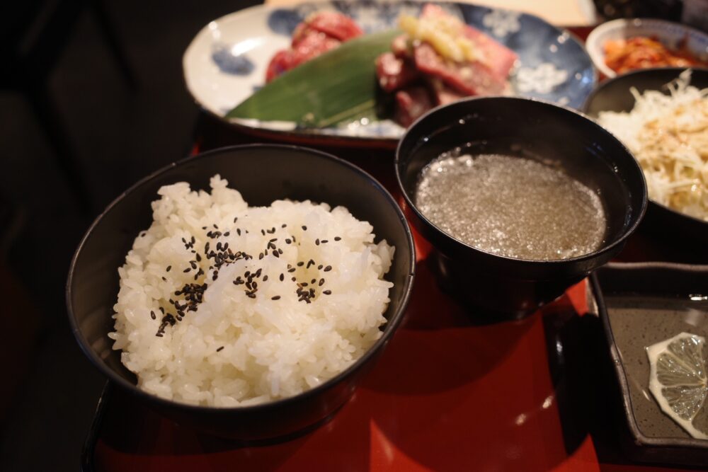ご飯とスープ