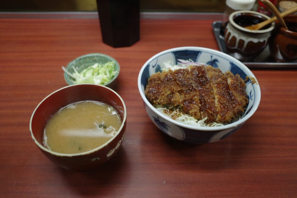 ソースかつ丼セット