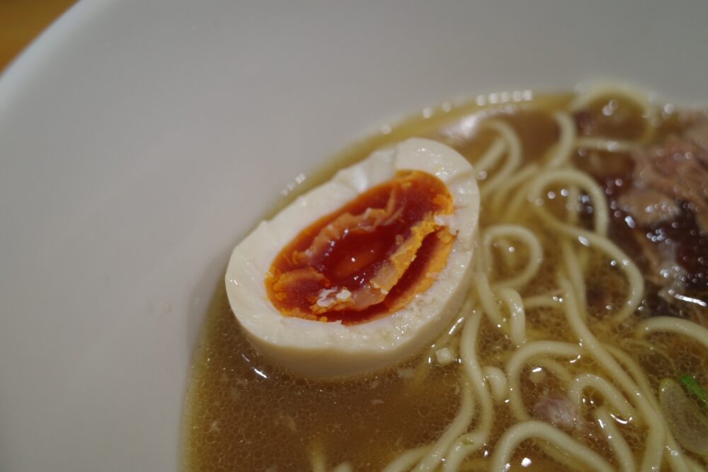 味玉の断面