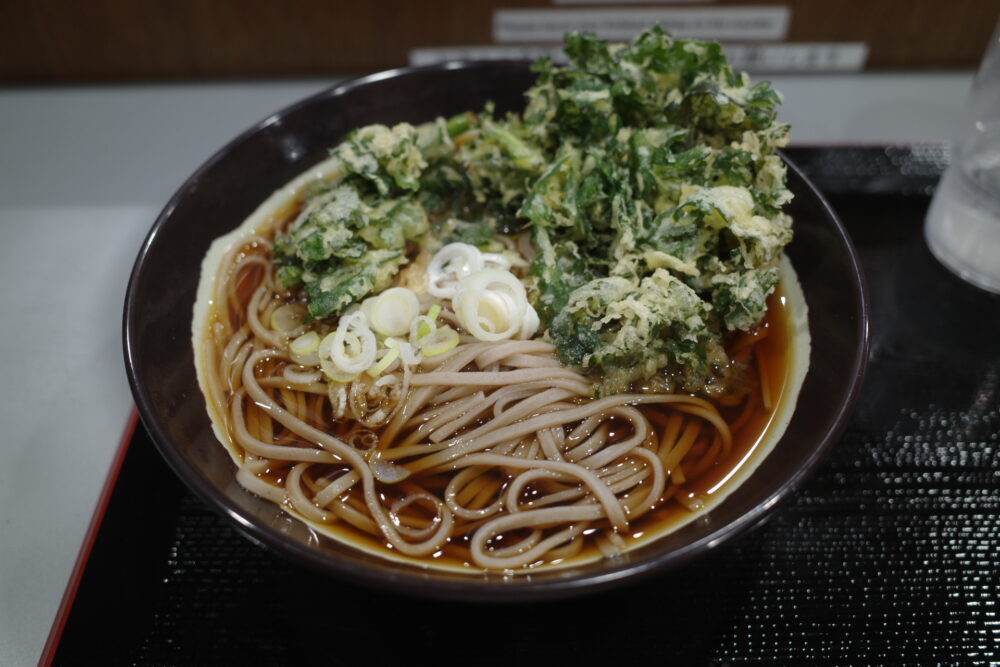 春菊天そば
