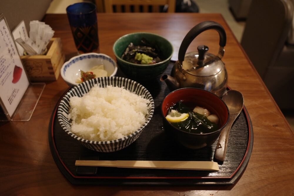まぐろ茶漬けセット