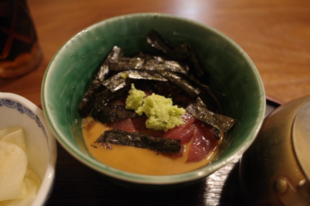 胡麻だれまぐろ