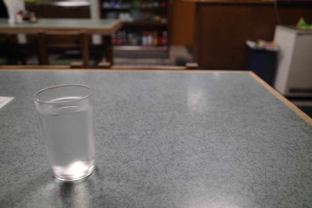 牡丹江飯店さんテーブル