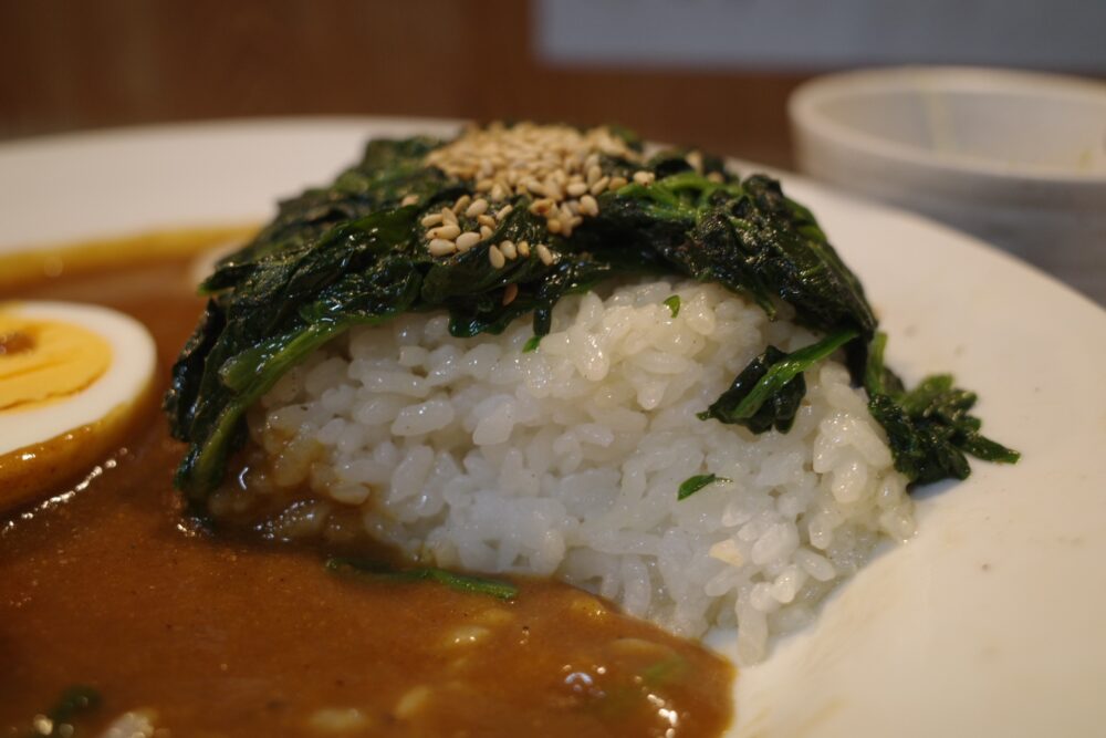 北品川カレーの断面