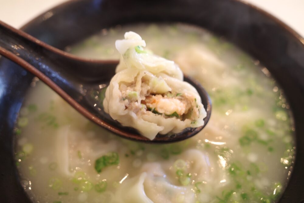 海老わんたんの断面